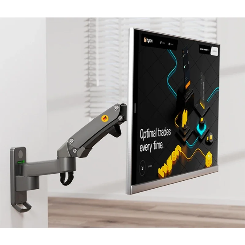 Comment fixer un bras moniteur au mur — Guide NB F150