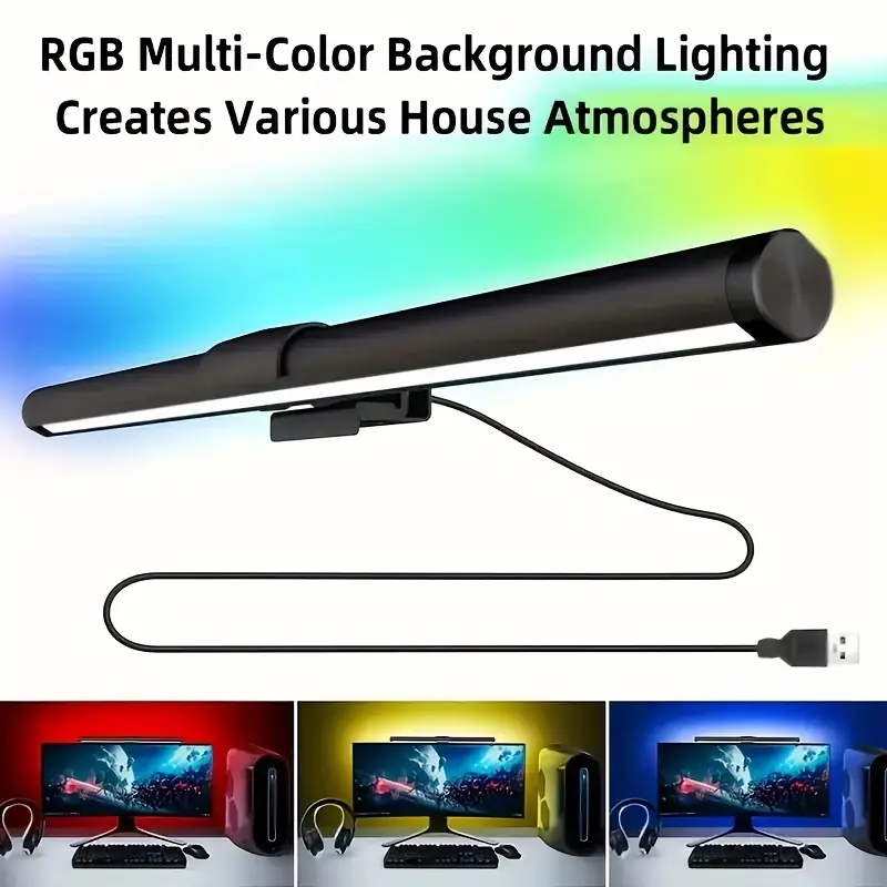 Barre LED pour Moniteur – Éclairage Double Face RGB - Photo 5