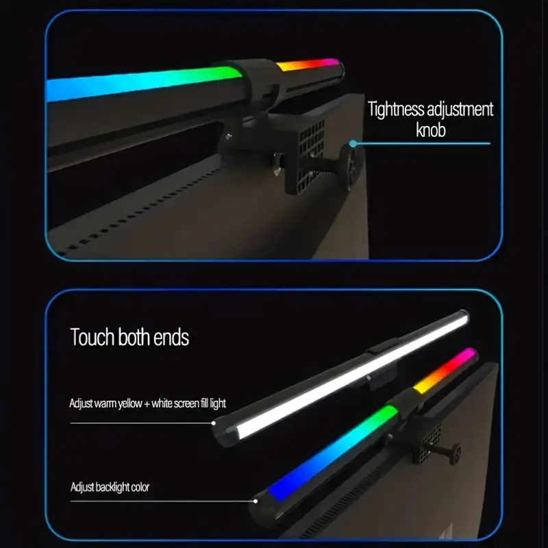 Barre LED pour Moniteur – Éclairage Double Face RGB - Photo 7