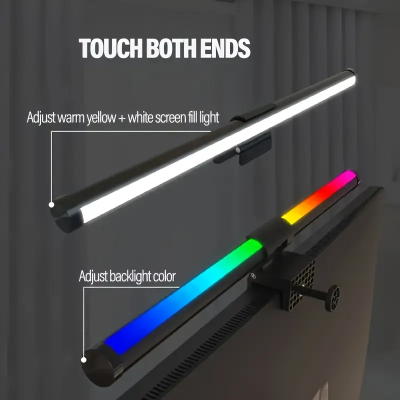 Barre LED pour Moniteur – Éclairage Double Face RGB - Photo 8