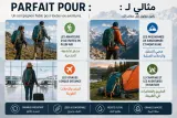 Sac CAMEL 40L parfait pour randonnée trekking voyage et camping