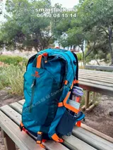Sac CAMEL 40L vu de côté avec porte-gourde - photo réelle