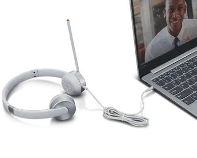 Casque Lenovo 100 — Micro Intégré, Ultra-Léger - Photo 6