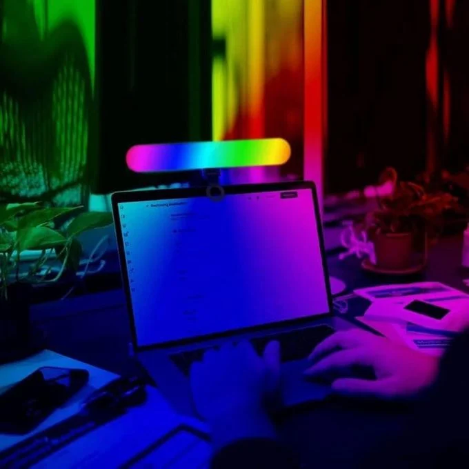 MJ-21 — Barre Lumineuse LED RGB Rechargeable Magnétique - Photo 4