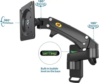 NB F150 – Bras Moniteur Mural 17-35" - Photo 6