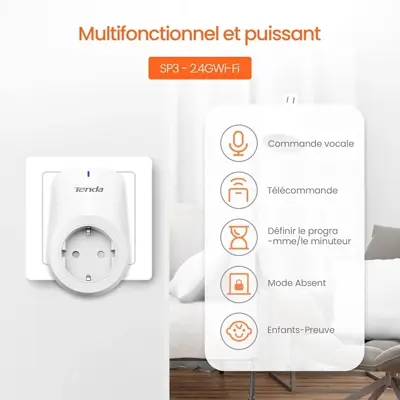 Prise Connectee WiFi Tenda SP3 – Compatible Alexa & Google - Photo 6