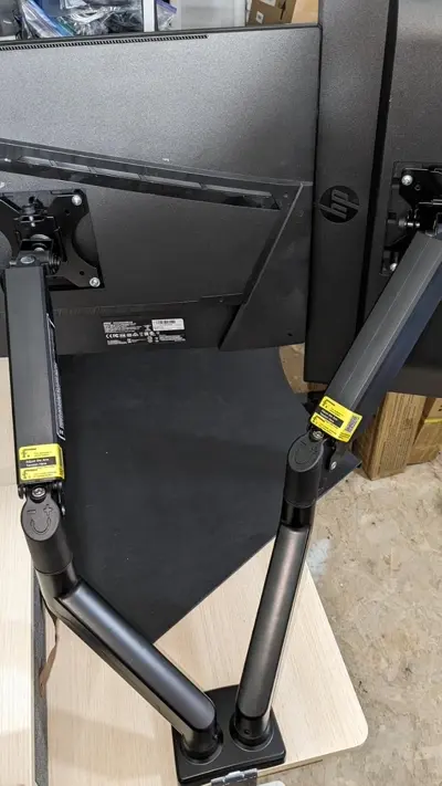 Support Double Ecran Ergonomique – Ressort a Gaz - Photo 10