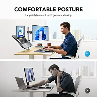 Support de Moniteur et Ordinateur Portable – 2 en 1 - Photo 7