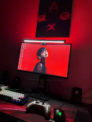 Gaming setup avec barre LED RGB SmartLook